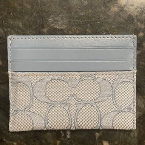 Coach Jacquard Card Case